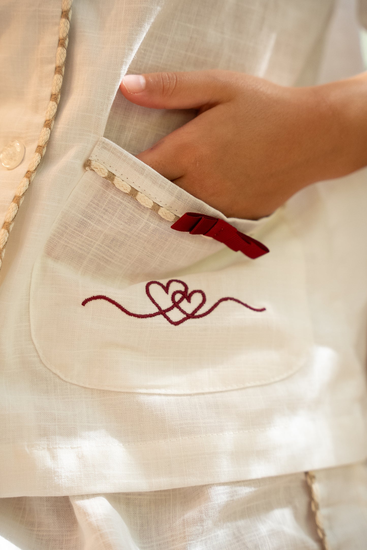 Pijama Coração Infantil