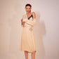 Camisola Curta Renda Com Robe