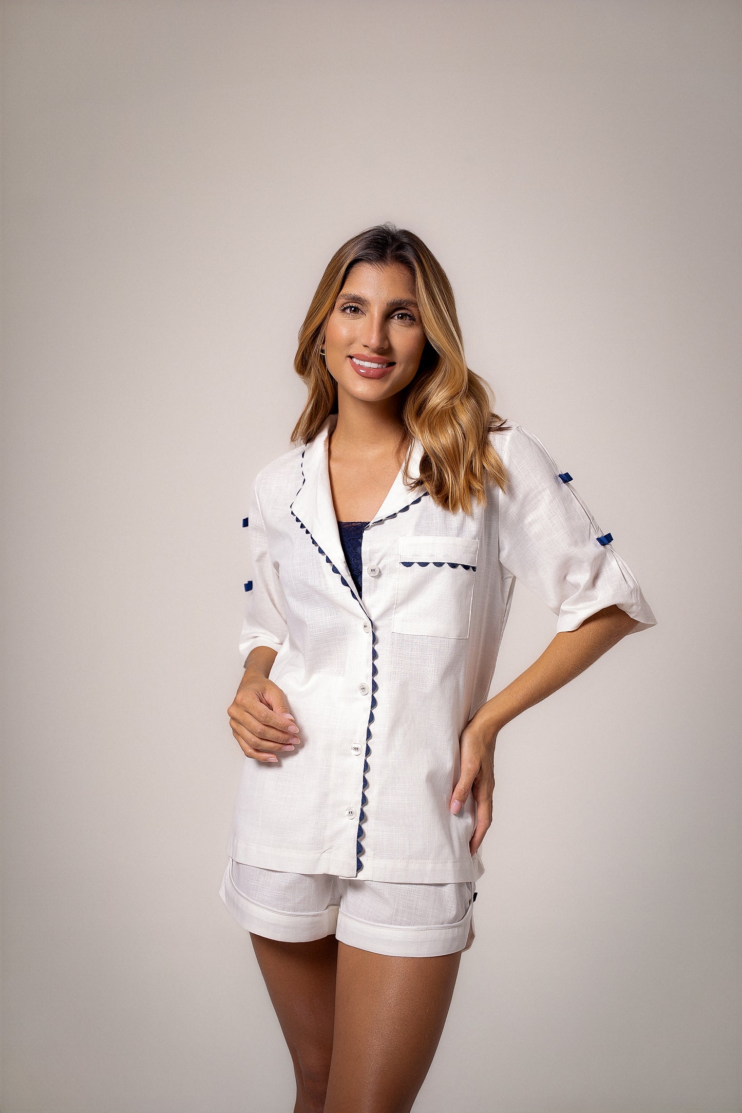 Pijama Curto Alfaiataria