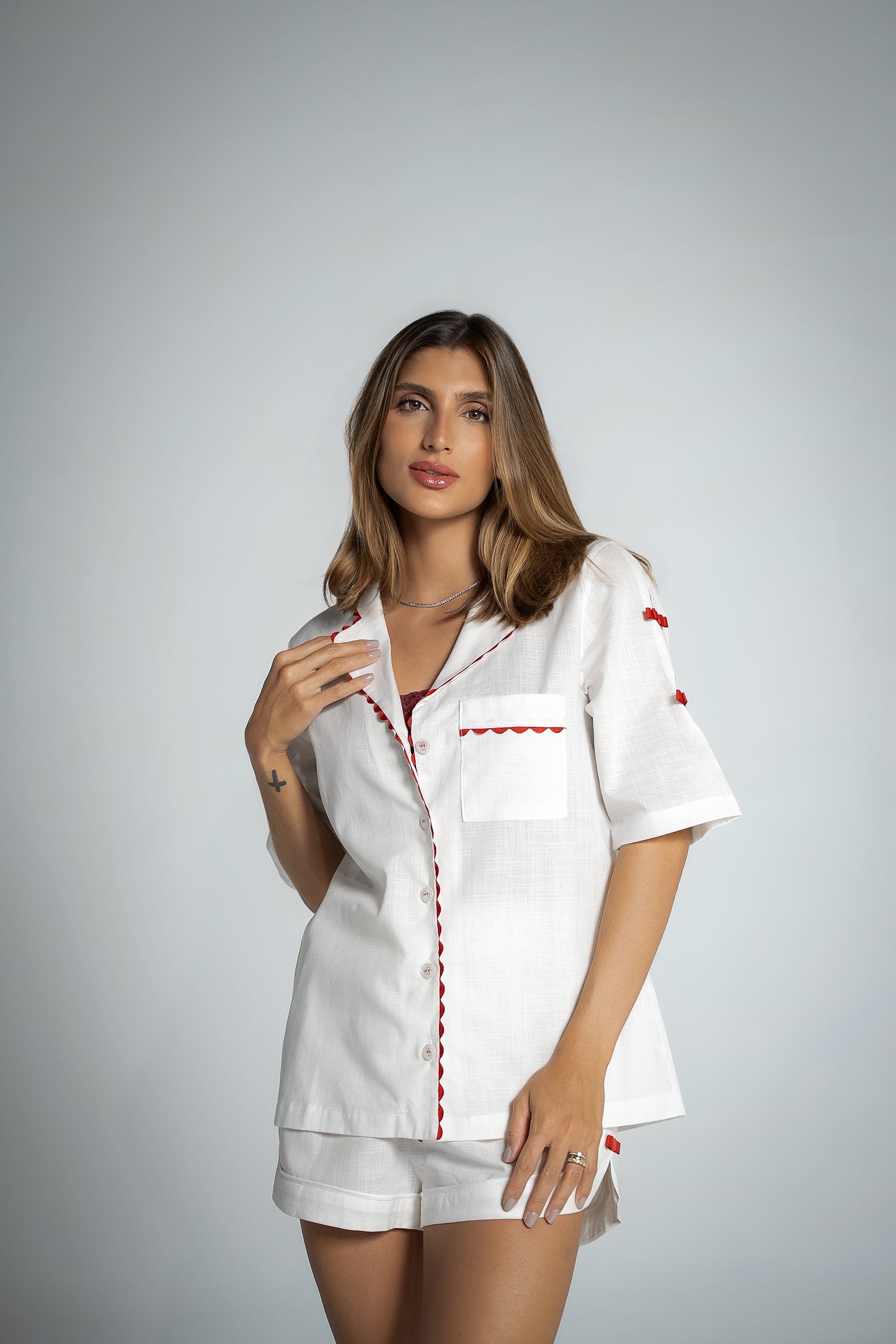 Pijama Curto Alfaiataria