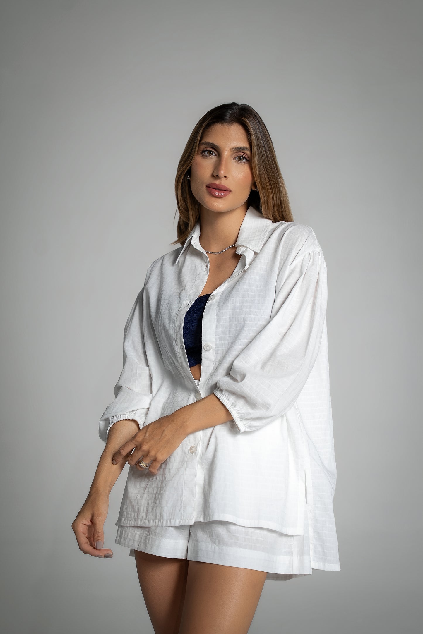 Pijama All White Maquinetado