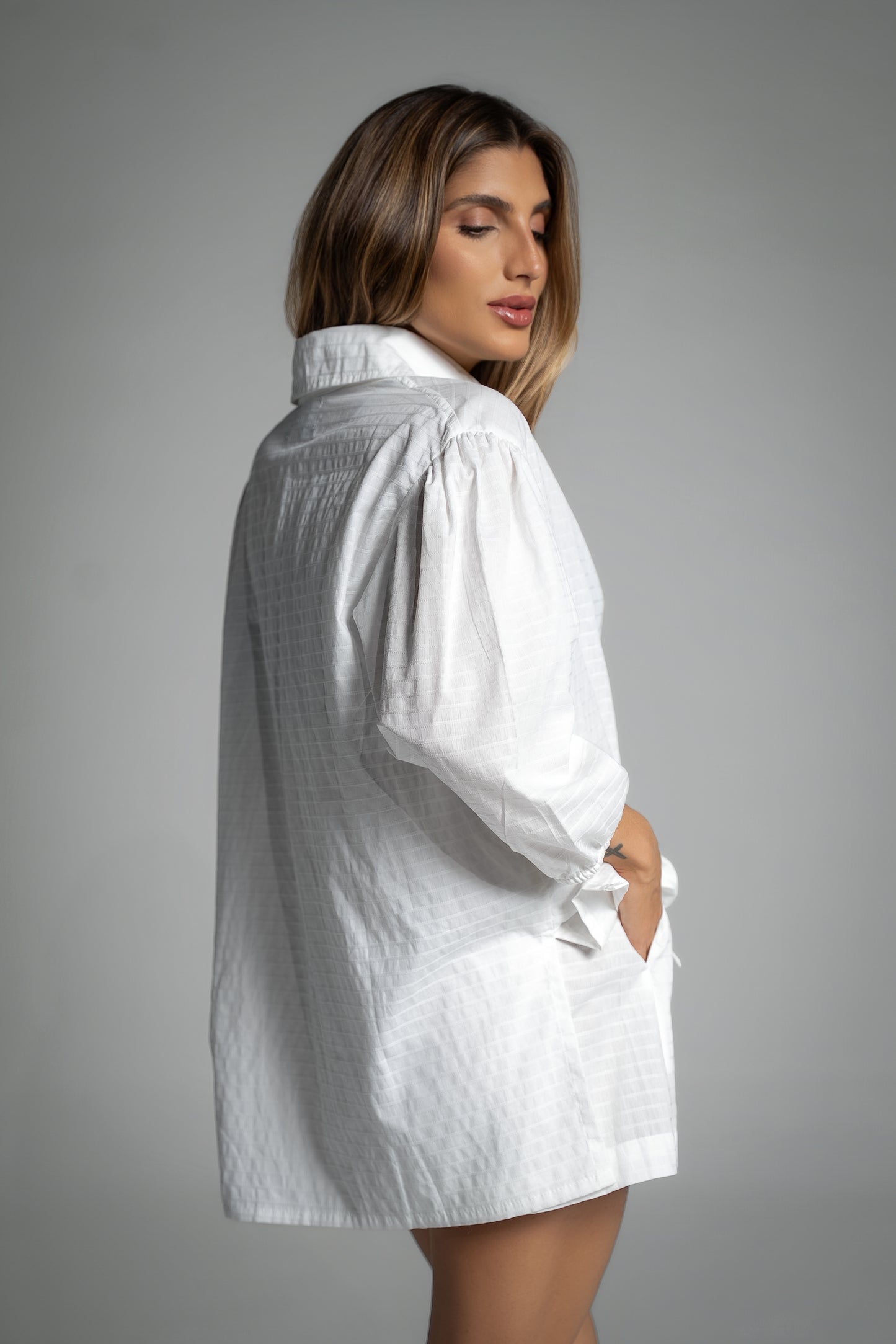 Pijama All White Maquinetado