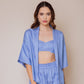 Kimono Listrado Azul