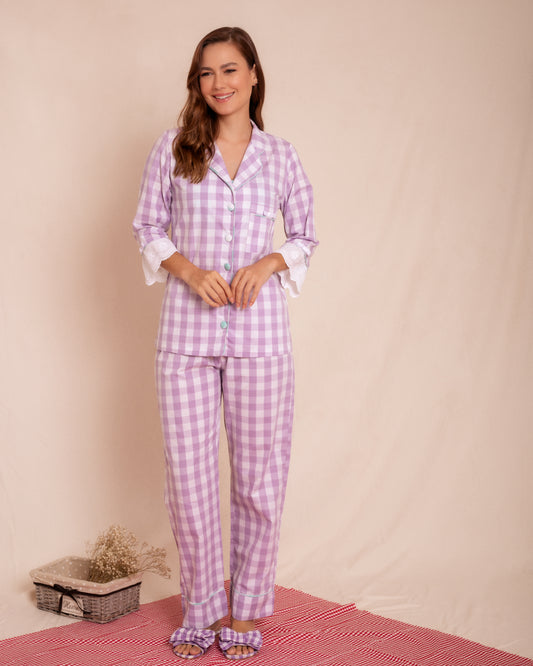 Pijama Longo Lavanda