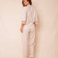 Pijama Longo Vichy Bege