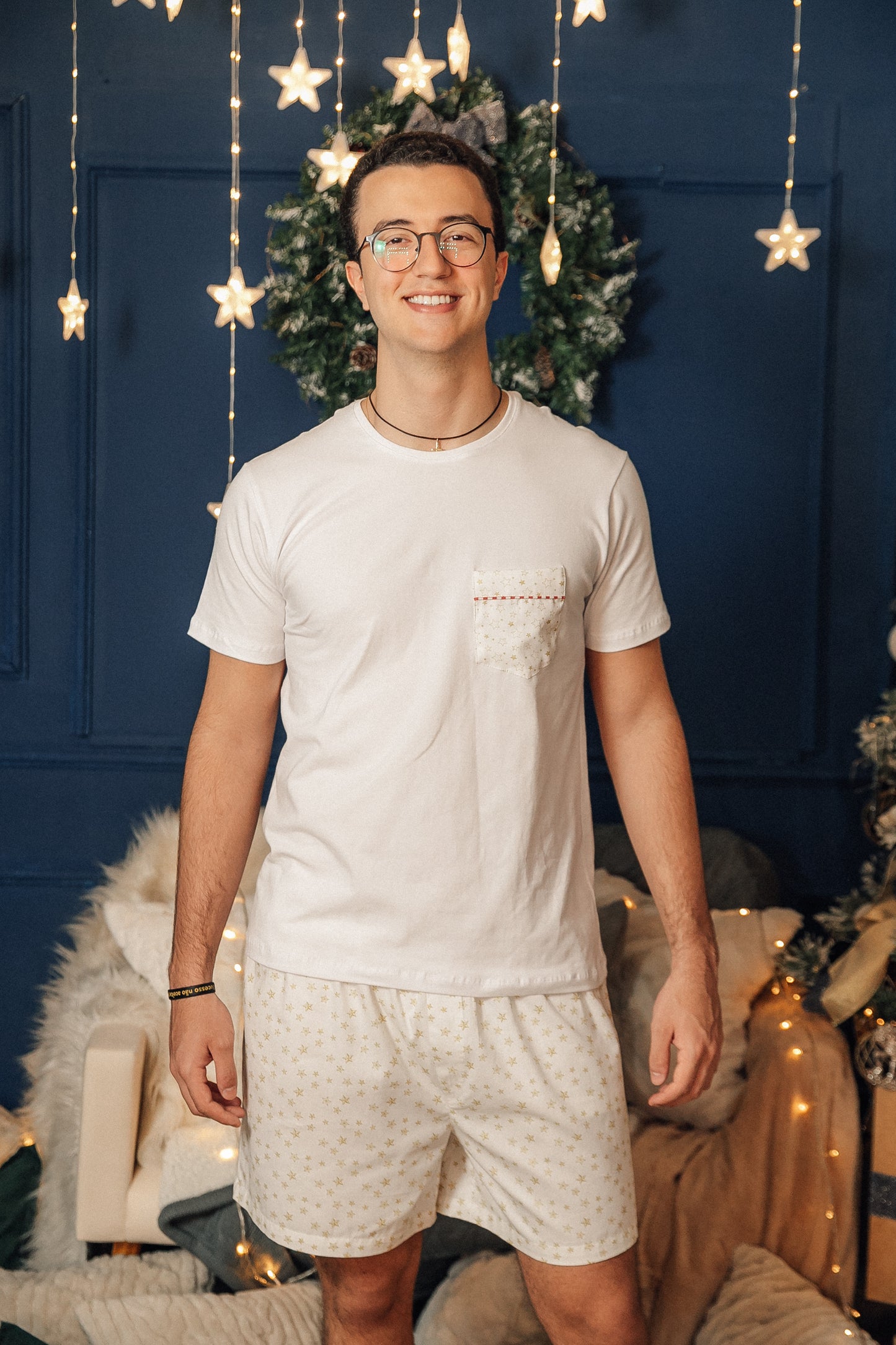 Pijama Masculino Estrelas