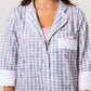 Chemise Xadrez Cinza
