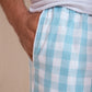 Pijama Masculino Vichy Turquesa